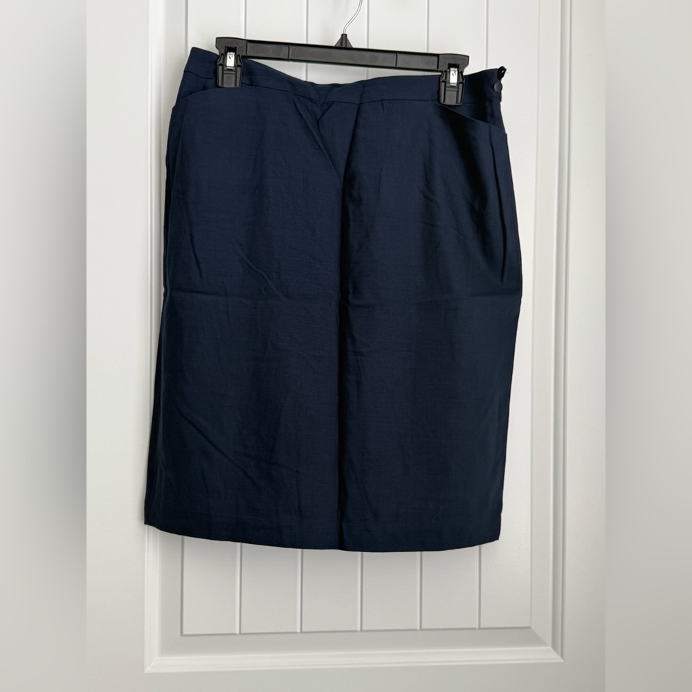 Dark Blue Pencil Skirt